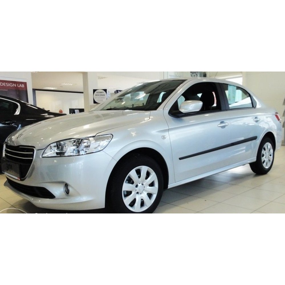 Boční lišty dveří Peugeot 301 od 2013- sedan