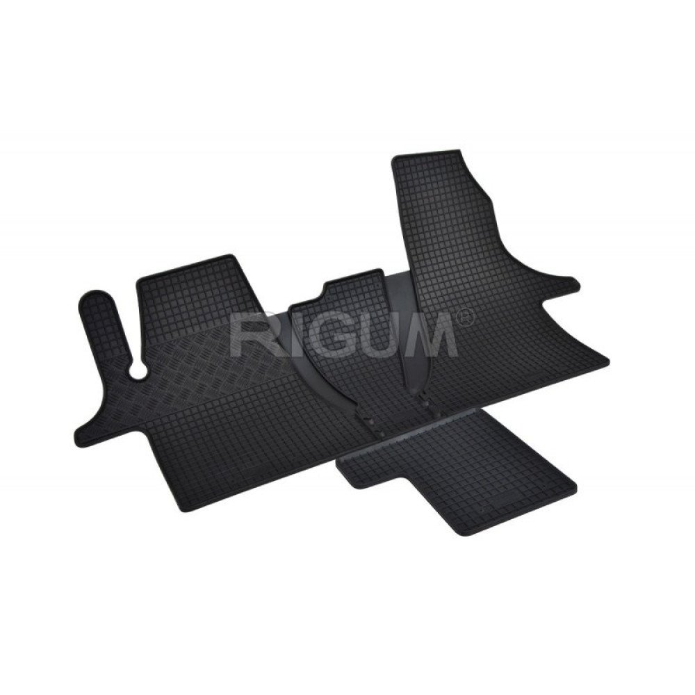 Autokoberce gumové Volkswagen T6.1 Transporter / Caravelle / Multivan 2m 2019- +TUNEL (4díl)