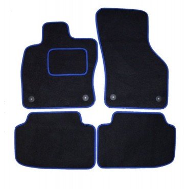 Textilní koberce Audi A1 od 2019- černo modré