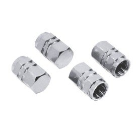 Čepičky na ventilky stříbrné