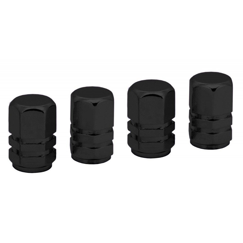 Čepičky na ventilky černé