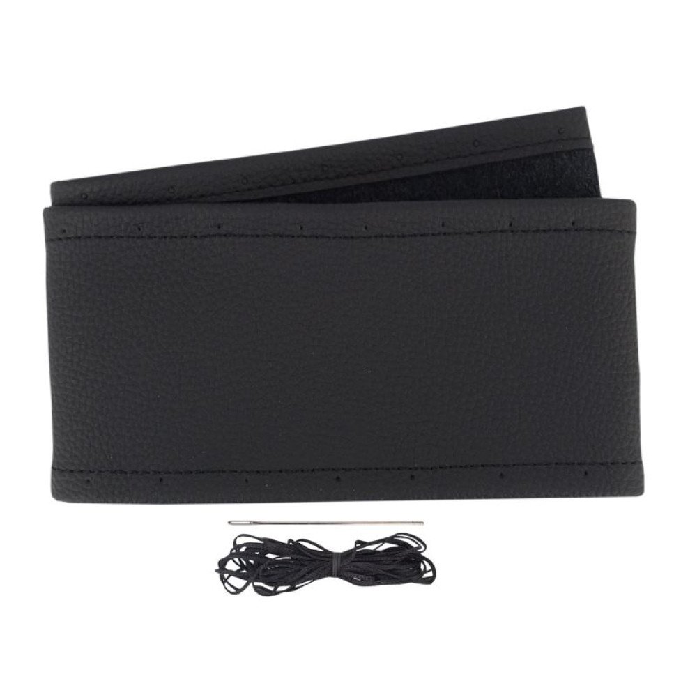 Šněrovací potah na volant vel. 39-41 cm přírodní kůže černý