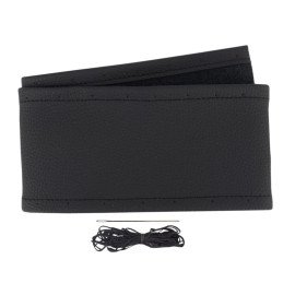 Šněrovací potah na volant vel. 39-41 cm přírodní kůže černý