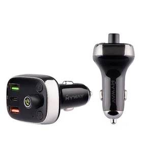 Transmitter vysílač FM MYWAY 12 / 24  USB +, AUTO-ID, VOLTMETR A HANDSFREE