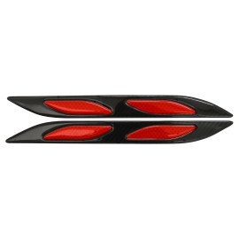 Chránič dveří s odrazkou Dagger Červený 2ks