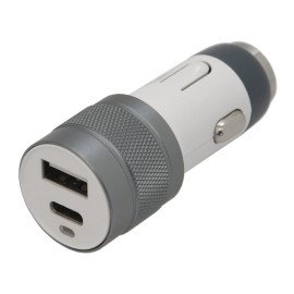 Zástrčka Hammer 12 - 24V  USB-A / USB- C 3,1A