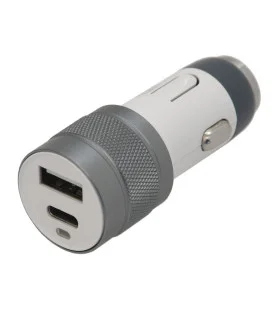 Zástrčka Hammer 12 - 24V  USB-A / USB- C 3,1A