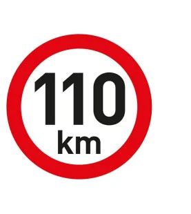 Rychlostní Samolepka 110km