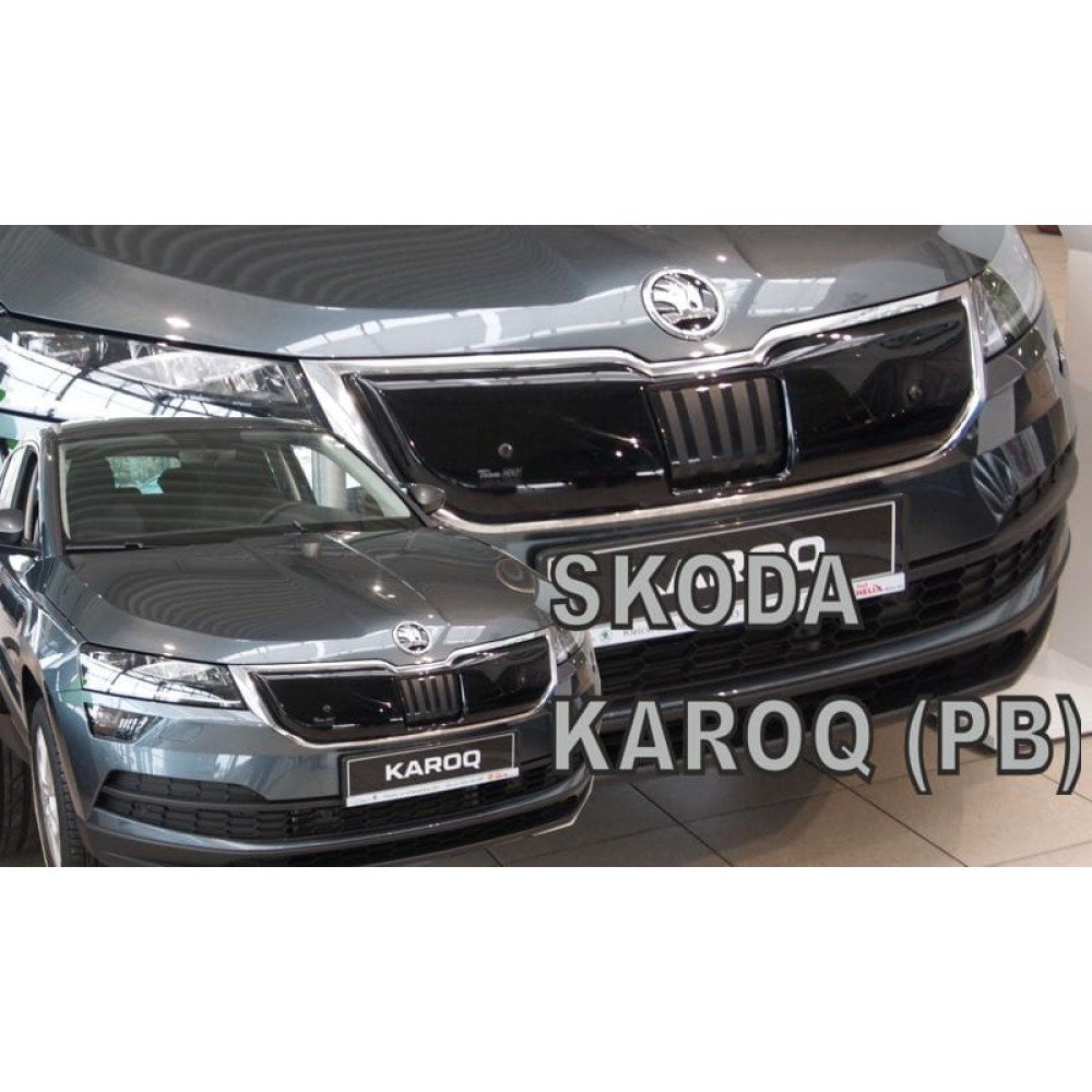 Zimní clona pasující na Škoda Karoq 2017- 2021 horní