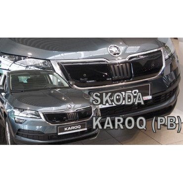 Zimní clona pasující na Škoda Karoq 2017- 2021 horní