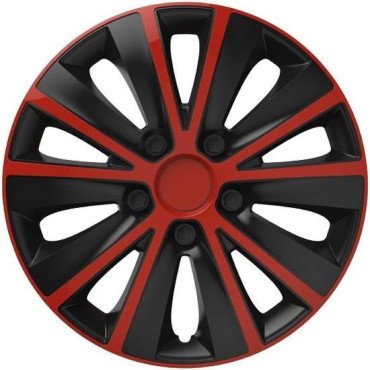 Poklice na kola 16" Rapide red black