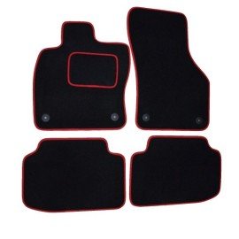 Textilní koberce Seat Tarraco černo červené