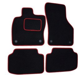 Textilní koberce Seat Ateca r.v. 2016- černo červené