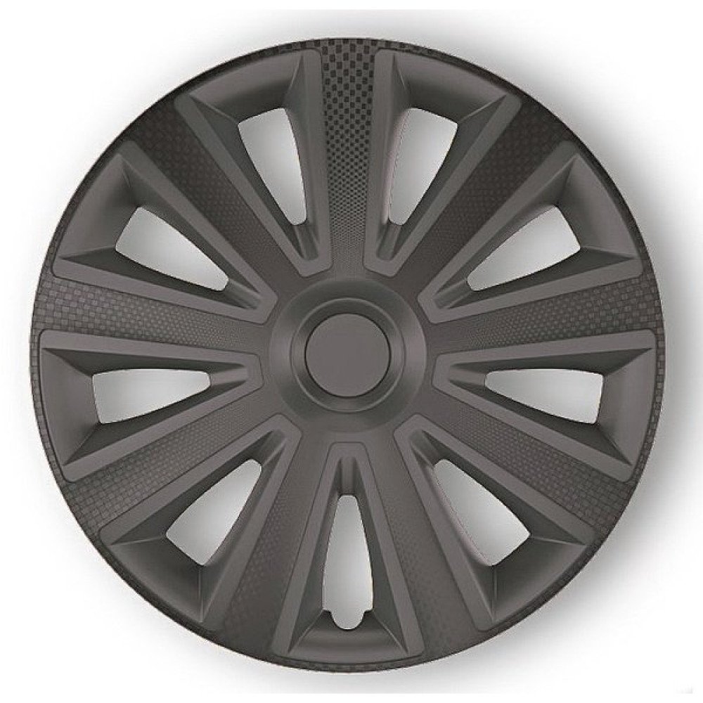 Poklice na kola 16" Aviator carbon grafit