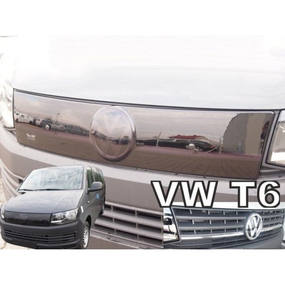 Zimní clona VW T6 Transporter 2015- horní (černá mřížka)