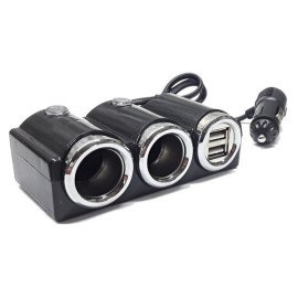 Rozdvojka 12/24V + USB 2x 1000mA s vypínačem