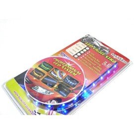 Pásek 12V nalepovací 30cm modré LED