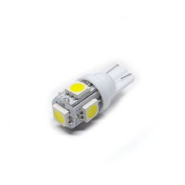 Žárovka 5 SMD LED 12V T10 bílá