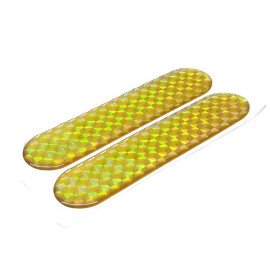 Odrazky zrcátek žluté