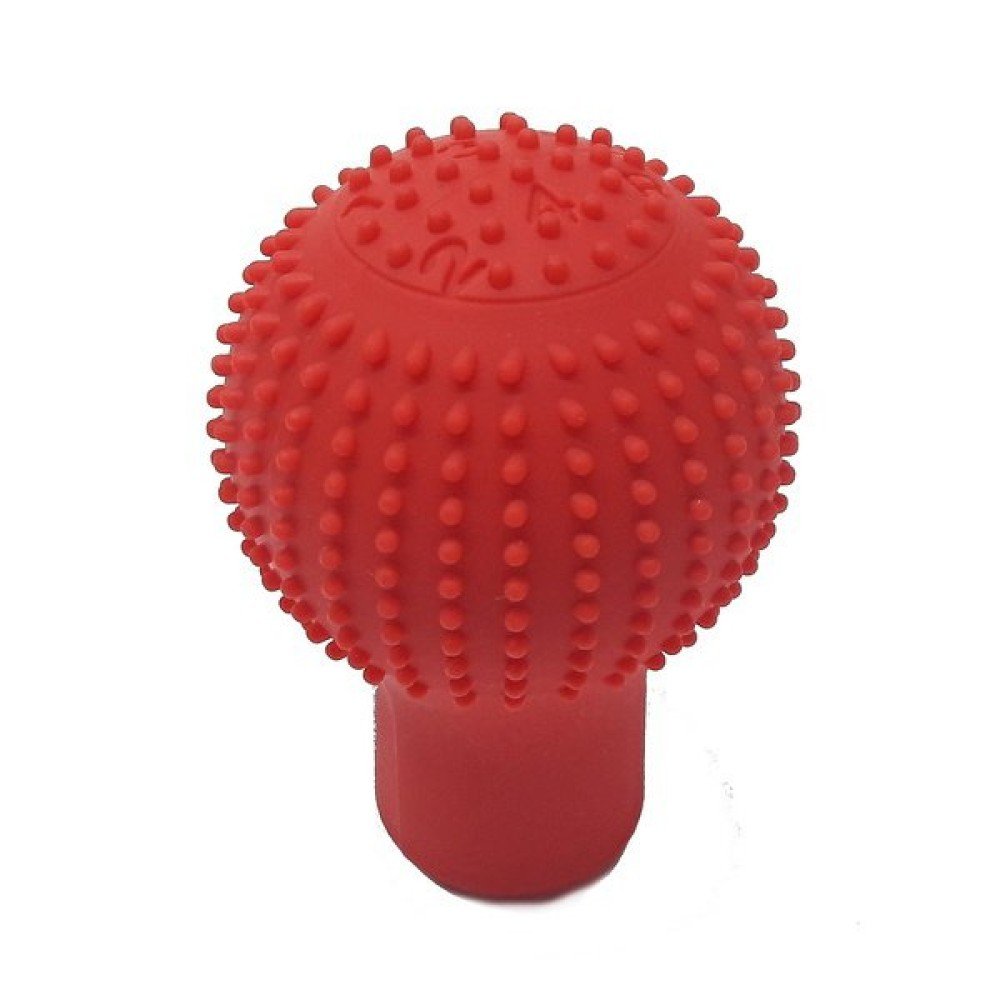 Návlek hlavice řadící páky červený silikon kulatý 5R