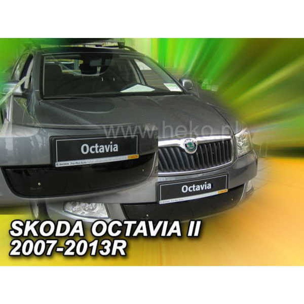 Zimní clona pasující na Škoda Octavia II 2007- 2013 dolní
