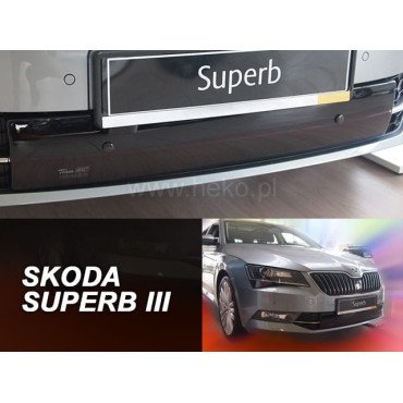Zimní clona pasující na Škoda Superb III 2015- dolní
