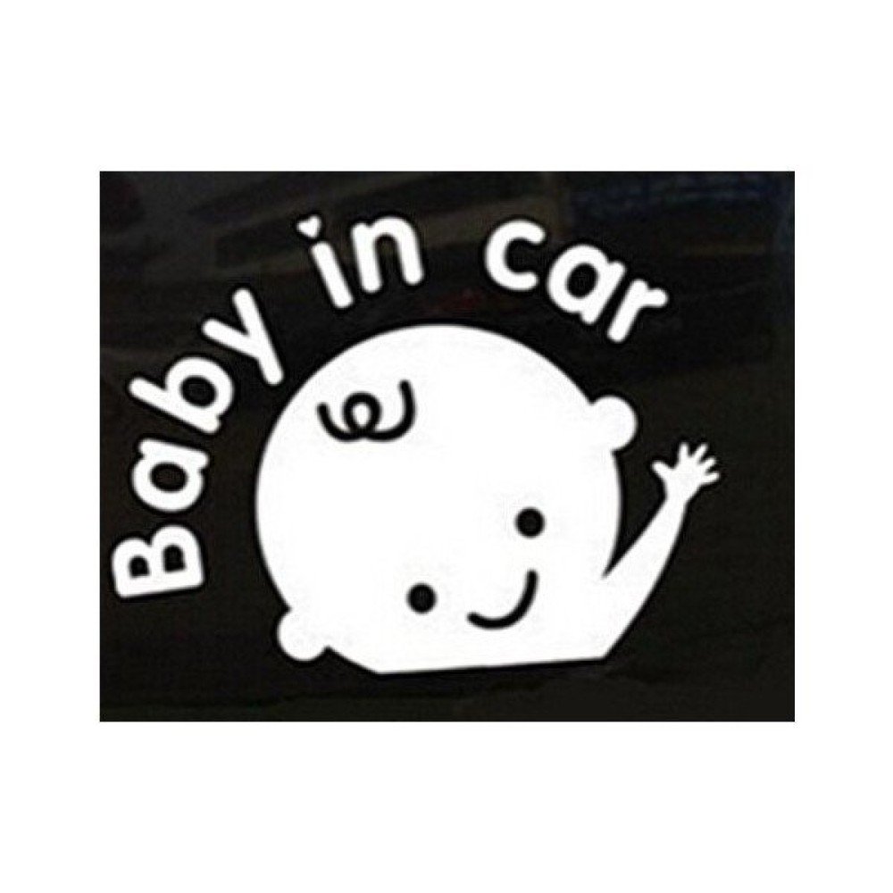 Samolepka dítě v autě chlapec reflexní