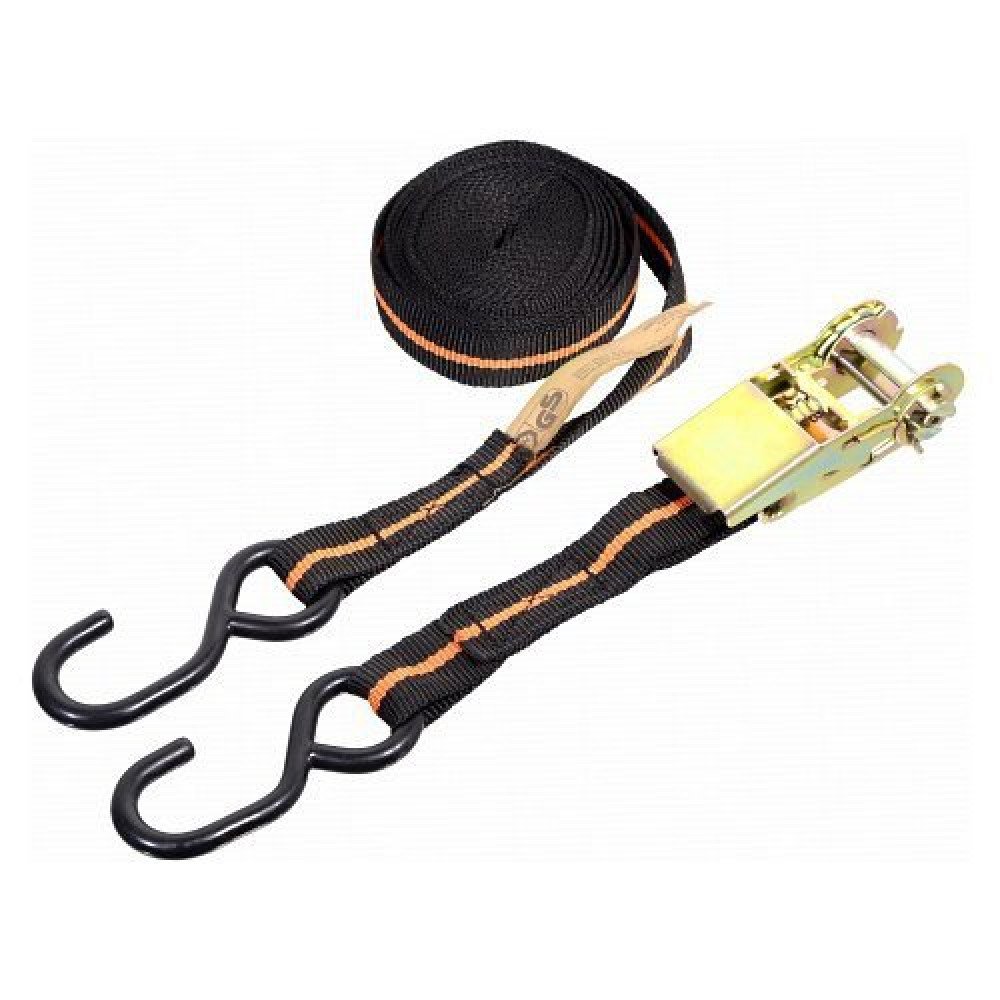 Popruh s ráčnou  a háky 5 m TÜV/GS