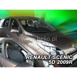 Ofuky oken Renault Scenic III 2009-2016 a dárek přední sada