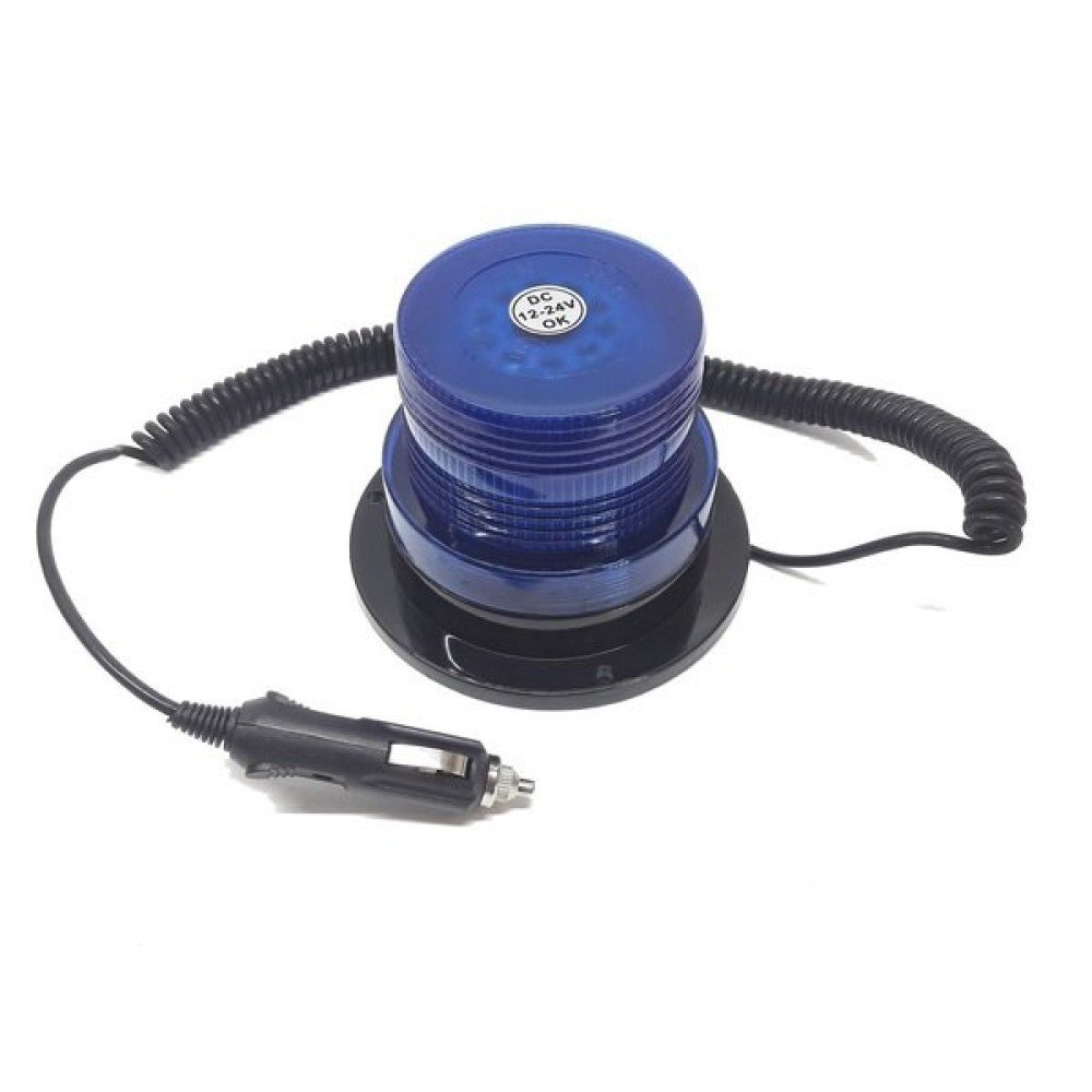 Maják  Modrý 50 led 12V/24V