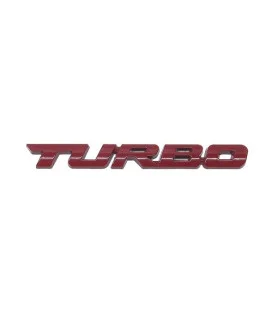 Znak Turbo nápis červený