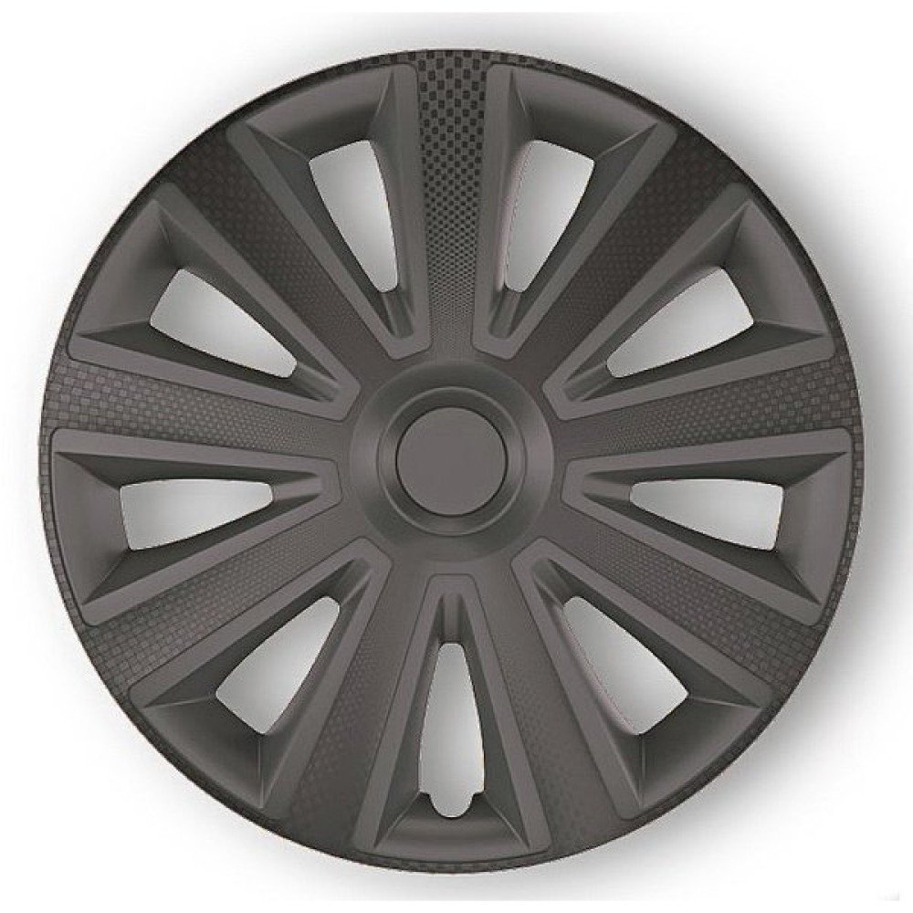 Poklice na kola 14" Aviator carbon grafit