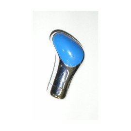 Koncovka řadící páky modrá chrom