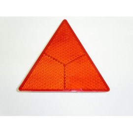 Odrazka trojúhelník červená typ 1