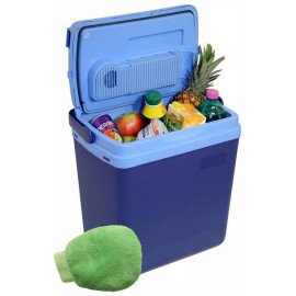 Chladící box 25 litrů BLUE 220/12V display s teplotou.