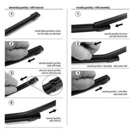 Guma stěrače FLAT 710mm 2ks