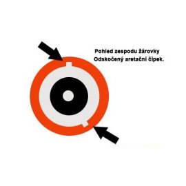 Žárovka diadem 12V 21W BAU15s autožárovka - oranžová 2ks