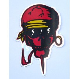 Samolepka Pirát kuřák autosamolepka