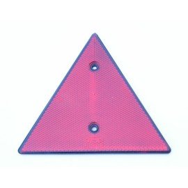 Odrazka trojúhelník červená typ 2