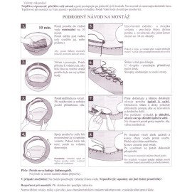 Kožený potah volantu Mária Cavallo tmavě šedý