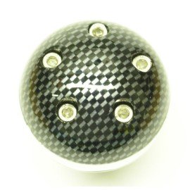 Koncovka řadící páky chrom carbon imitace