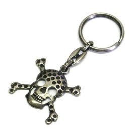 Přívěsek na klíče lebka hnáty