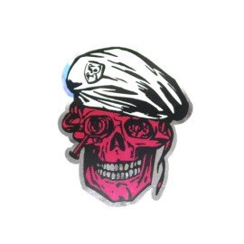 Samolepka smrtka s čepicí autosamolepka