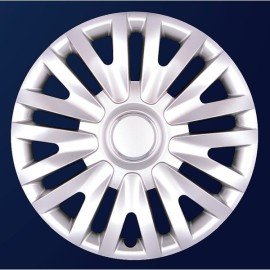 Kryty kol, poklice na kola Mitsubishi 15" silver (typ 10) a dárek