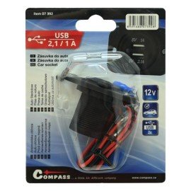 Zásuvka 2x USB 2,1A