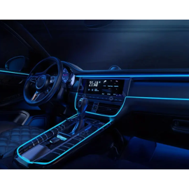 LED pásek, světelná dekorace interiérů na USB modrá