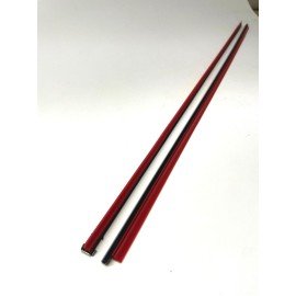 Gumička stěrače s lištou červená 2ks 610mm