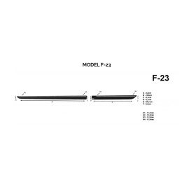 Boční lišty dveří Citroën DS4 2011-