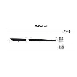 Boční lišty dveří Nissan Pulsar 2014 - 2018