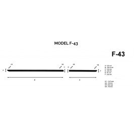 Boční lišty dveří Seat Mii 5D 2012-